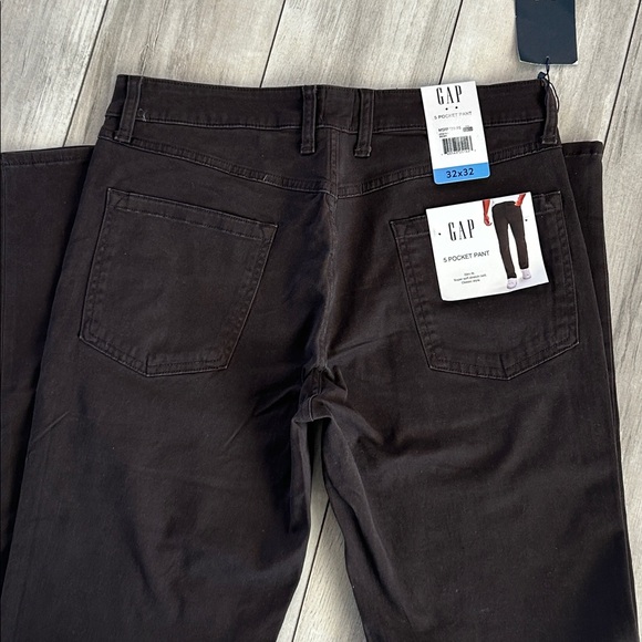 GAP Men's brown 5 pocket pants size 32x32 - Picture 7 of 9